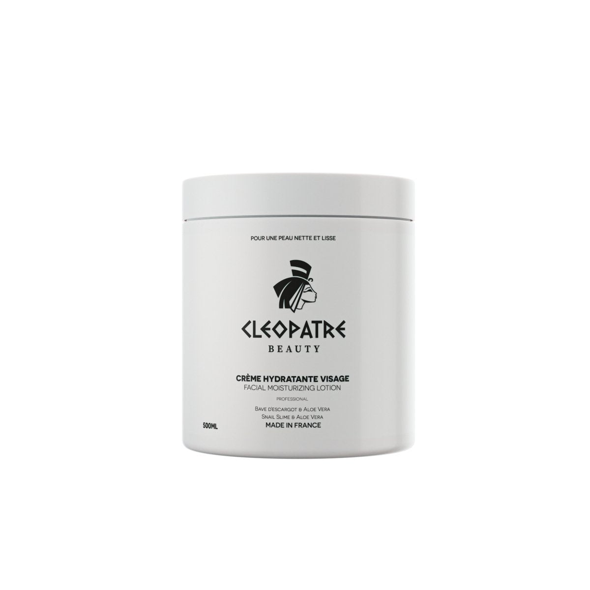 Facial Moisturizing Cream Snail Slime & Aloe Vera Cream - Professional Size - Cleopatre Beauty